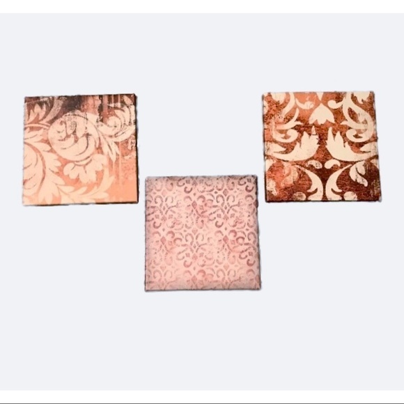 canvas Art Print Orange and Cream Size three actual prints - Picture 2 of 10